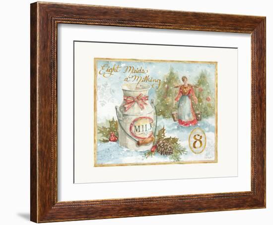 12 Days of Christmas VIII-Lisa Audit-Framed Art Print