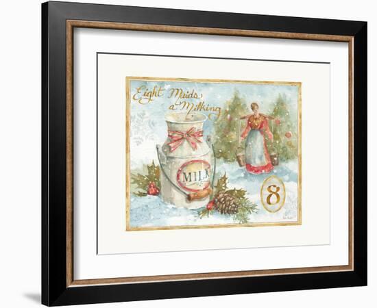 12 Days of Christmas VIII-Lisa Audit-Framed Art Print