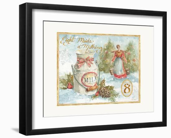 12 Days of Christmas VIII-Lisa Audit-Framed Art Print