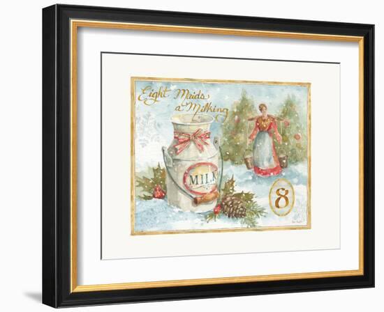 12 Days of Christmas VIII-Lisa Audit-Framed Art Print