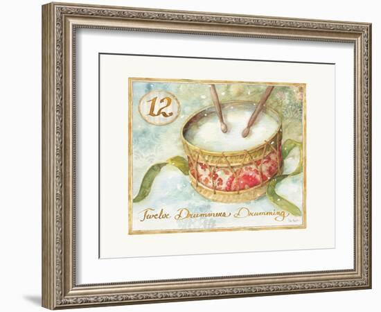 12 Days of Christmas XII-Lisa Audit-Framed Art Print
