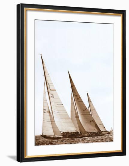 12 Meter JI Class-Guillaume Plisson-Framed Art Print