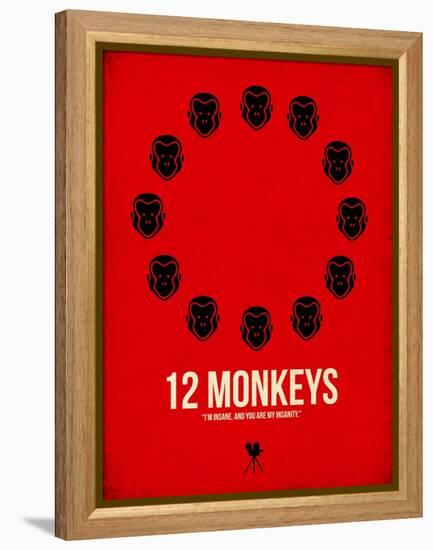 12 Monkeys-NaxArt-Framed Stretched Canvas