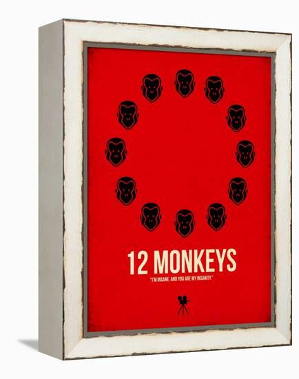 12 Monkeys-NaxArt-Framed Stretched Canvas