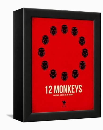 12 Monkeys-NaxArt-Framed Stretched Canvas