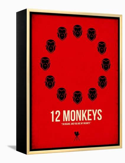 12 Monkeys-NaxArt-Framed Stretched Canvas