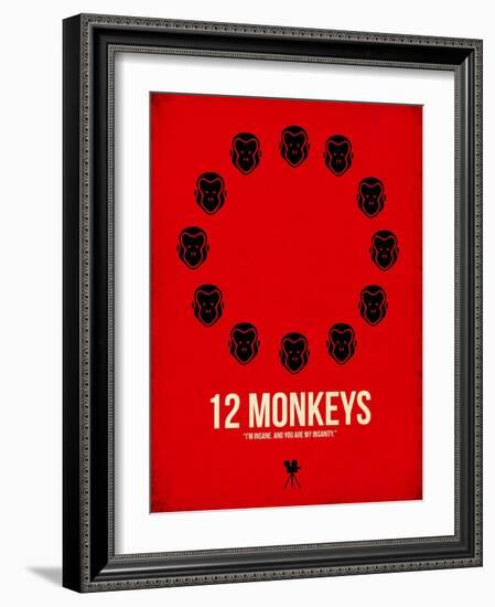 12 Monkeys-NaxArt-Framed Art Print