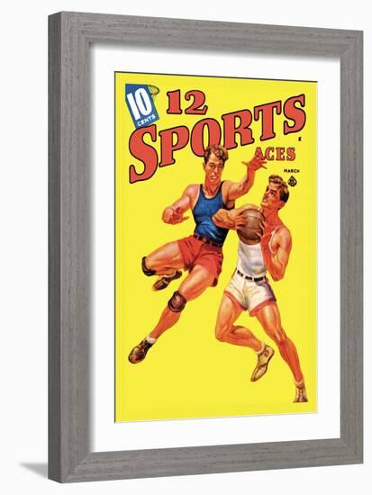 12 Sports Aces: Basketball-null-Framed Art Print