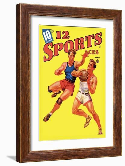 12 Sports Aces: Basketball-null-Framed Art Print