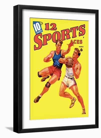 12 Sports Aces: Basketball-null-Framed Art Print