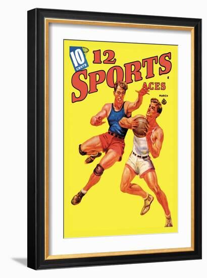 12 Sports Aces: Basketball-null-Framed Art Print