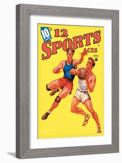 12 Sports Aces: Basketball-null-Framed Art Print