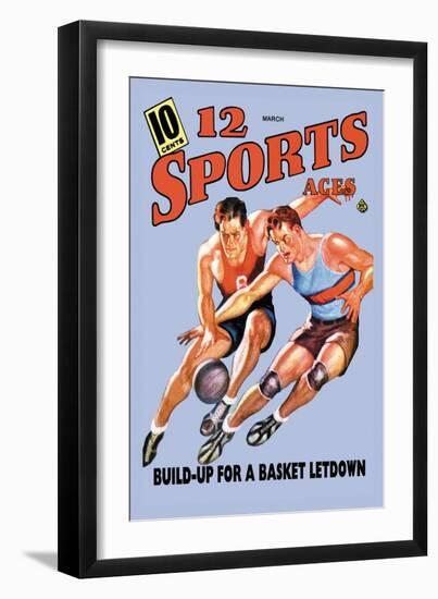 12 Sports Aces: Build Up for a Basket Letdown-null-Framed Art Print