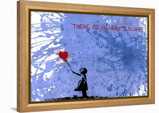 128 Balloon Girl-Banksy-Framed Premier Image Canvas