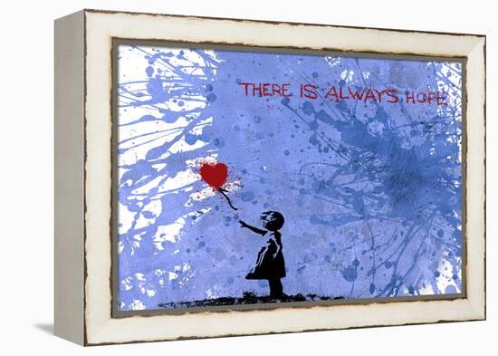 128 Balloon Girl-Banksy-Framed Premier Image Canvas