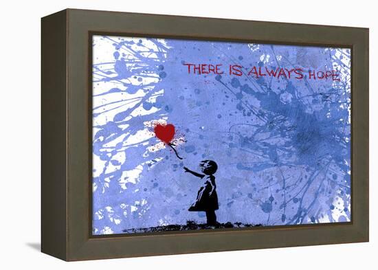 128 Balloon Girl-Banksy-Framed Premier Image Canvas