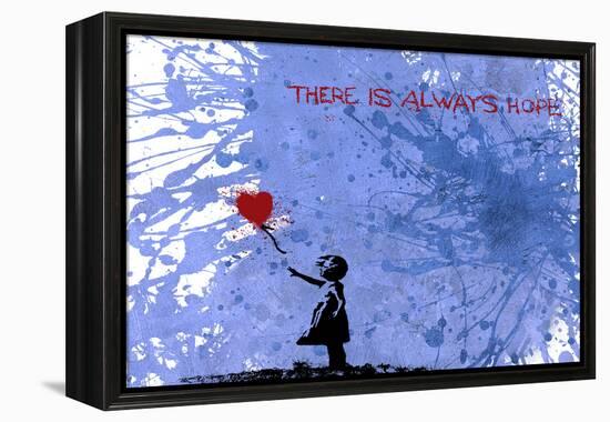 128 Balloon Girl-Banksy-Framed Premier Image Canvas