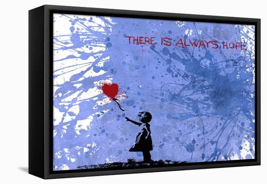 128 Balloon Girl-Banksy-Framed Premier Image Canvas