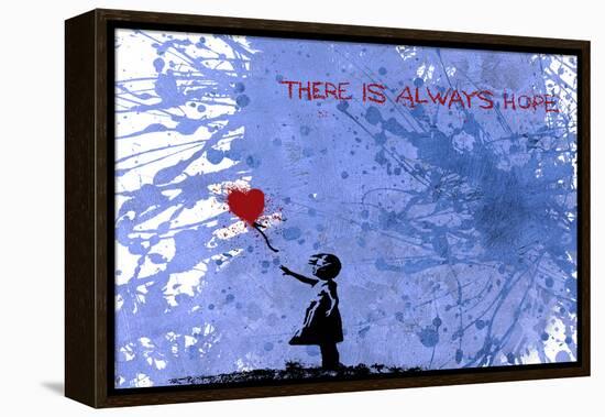 128 Balloon Girl-Banksy-Framed Premier Image Canvas