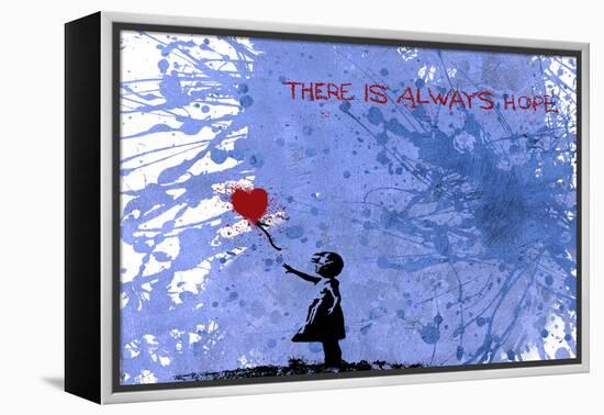 128 Balloon Girl-Banksy-Framed Premier Image Canvas