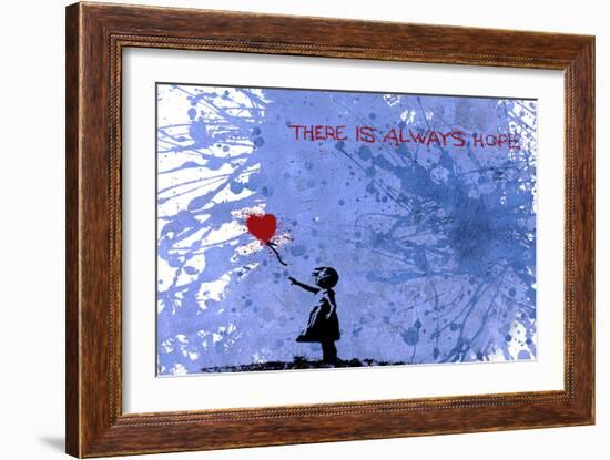 128 Balloon Girl-Banksy-Framed Premium Giclee Print