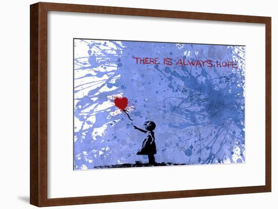 128 Balloon Girl-Banksy-Framed Premium Giclee Print