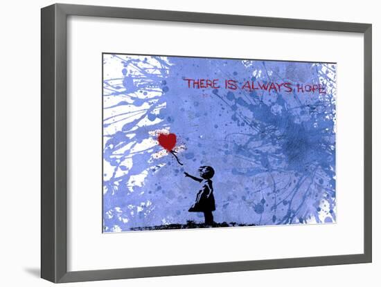 128 Balloon Girl-Banksy-Framed Premium Giclee Print