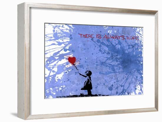 128 Balloon Girl-Banksy-Framed Premium Giclee Print