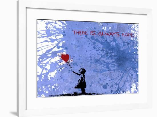 128 Balloon Girl-Banksy-Framed Giclee Print