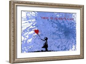 128 Balloon Girl-Banksy-Framed Giclee Print