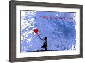 128 Balloon Girl-Banksy-Framed Giclee Print