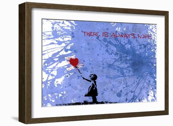 128 Balloon Girl-Banksy-Framed Giclee Print