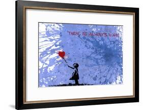 128 Balloon Girl-Banksy-Framed Giclee Print