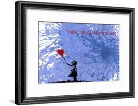 128 Balloon Girl-Banksy-Framed Giclee Print