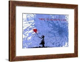 128 Balloon Girl-Banksy-Framed Giclee Print