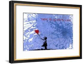 128 Balloon Girl-Banksy-Framed Giclee Print