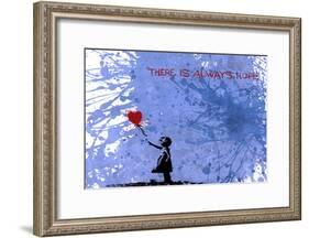 128 Balloon Girl-Banksy-Framed Giclee Print