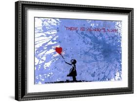 128 Balloon Girl-Banksy-Framed Giclee Print