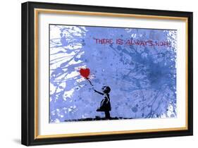 128 Balloon Girl-Banksy-Framed Giclee Print