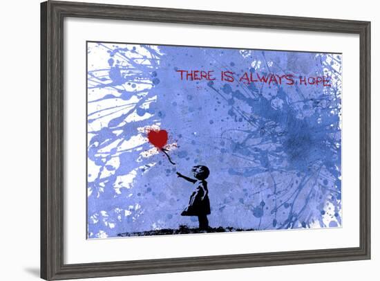 128 Balloon Girl-Banksy-Framed Giclee Print