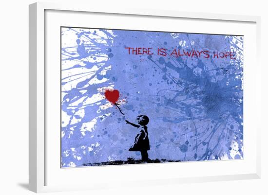 128 Balloon Girl-Banksy-Framed Giclee Print