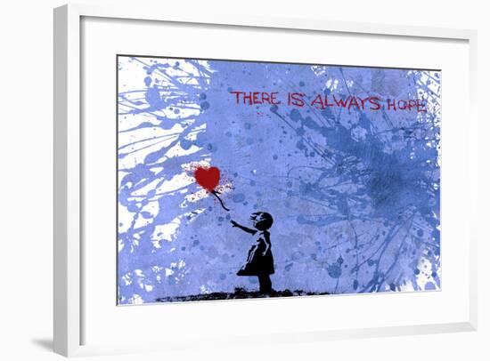 128 Balloon Girl-Banksy-Framed Giclee Print