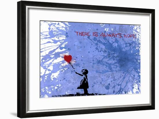 128 Balloon Girl-Banksy-Framed Giclee Print