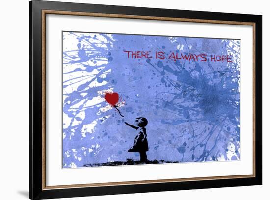 128 Balloon Girl-Banksy-Framed Giclee Print