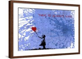 128 Balloon Girl-Banksy-Framed Giclee Print