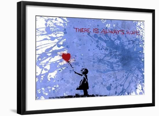 128 Balloon Girl-Banksy-Framed Giclee Print