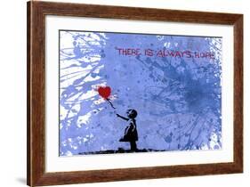 128 Balloon Girl-Banksy-Framed Giclee Print