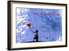 128 Balloon Girl-Banksy-Framed Giclee Print