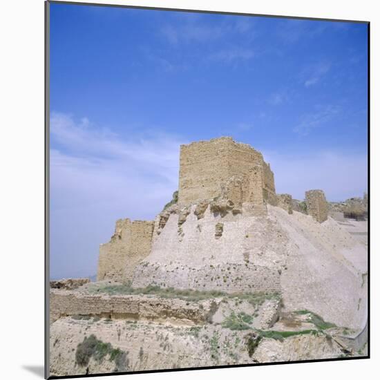 12th Century Crusader Castle in Biblical Land of Moab, Kerak, Jordan, Middle East-Christopher Rennie-Mounted Photographic Print