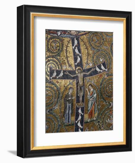 12th Century Fresco of Christ's Triumph on the Cross, San Clemente Basilica, Rome, Lazio-Godong-Framed Photographic Print